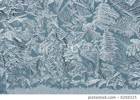 Hoarfrost on glass Hoarfrost on glass 8208325