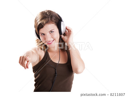 Listening music Listening music 8211807