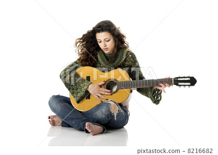 Playing guitar Playing guitar 8216682