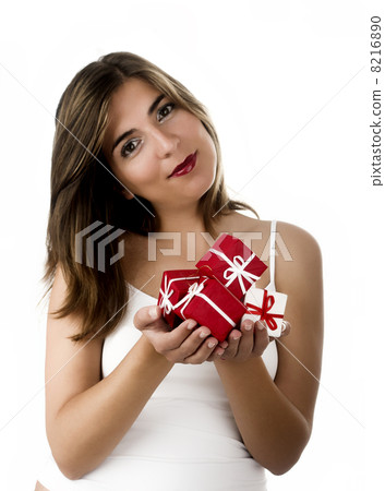 Christmas woman 8216890