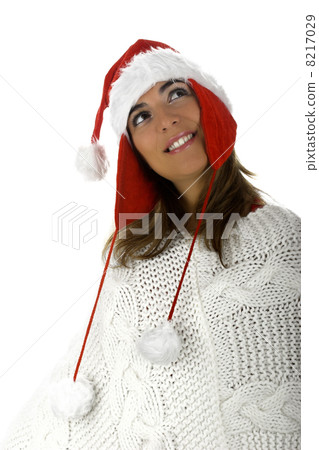 Christmas woman 8217029