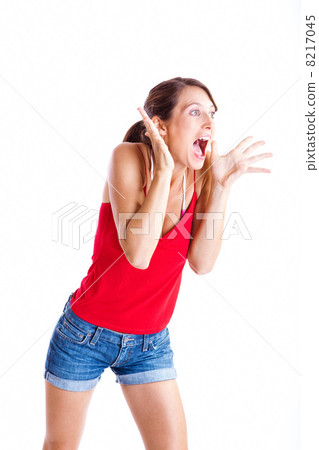 Astonished woman Astonished woman 8217045