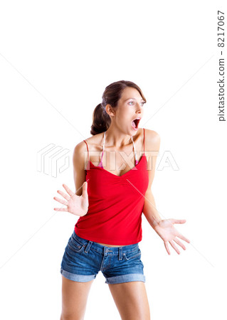 Astonished woman 8217067