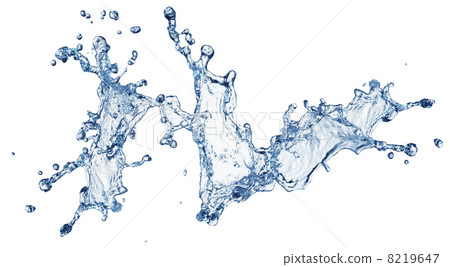 blue water splash isolated blue water splash isolated 8219647