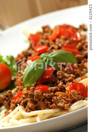 home made spaghetti with minced meat sauce home made spaghetti with minced meat sauce 8220425