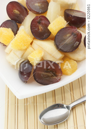 fruit salad in a white bowl fruit salad in a white bowl 8220861