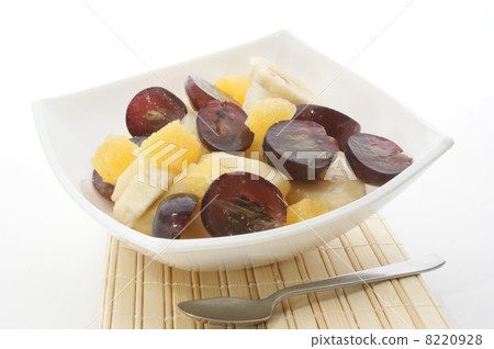 fruit salad in a white bowl fruit salad in a white bowl 8220928