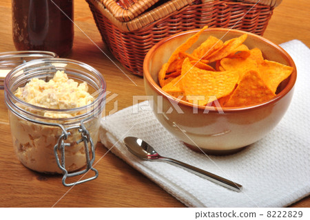 mexican torilla with some home made dip mexican torilla with some home made dip 8222829