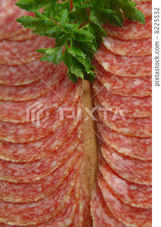 sliced salami sliced salami 8225532