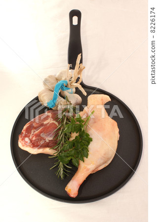 Duck legs in a pan Duck legs in a pan 8226174