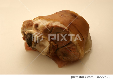 knuckle of pork and a bright background 8227520