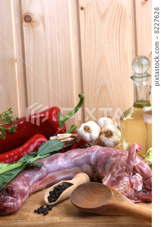 make a vegetable soup and a turkey neck 8227628