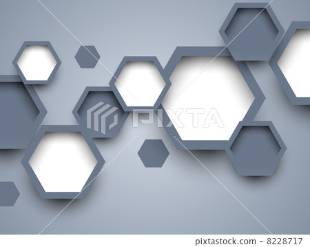 Background with hexagons 8228717