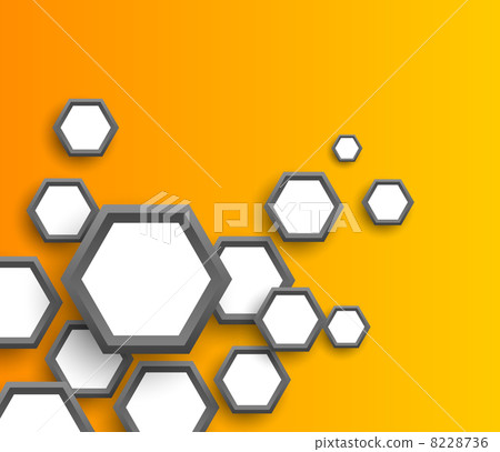 Abstract background with hexagons Abstract background with hexagons 8228736