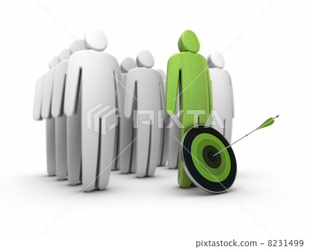 business talent, career. Standing out from the crowd business talent, career. Standing out from the crowd 8231499