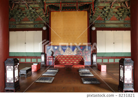 The throne of Changdeokgung Shrine 8231821