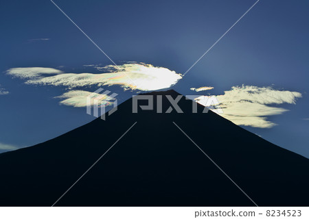 Fuji and Saiun cloud 8234523