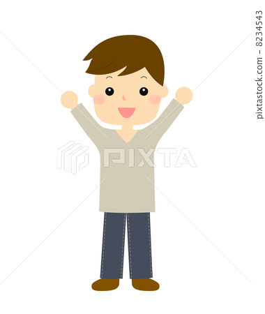 A cheerful man A cheerful man 8234543