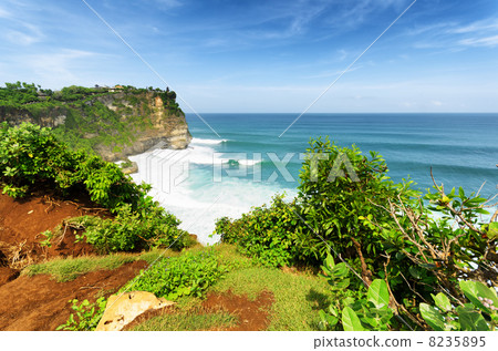 Coast at Uluwatu temple, Bali, Indonesia Coast at Uluwatu temple, Bali, Indonesia 8235895