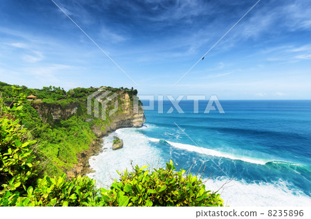 Coast at Uluwatu temple, Bali, Indonesia Coast at Uluwatu temple, Bali, Indonesia 8235896