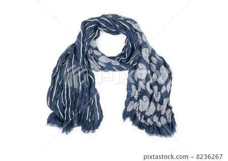 Warf scarf isolated on the white background Warf scarf isolated on the white background 8236267