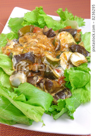 可口熱的菜沙拉 可口熱的菜沙拉 8236295