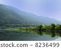 Hozu河上游的風景街市在京都夏天 Hozu河上游的風景街市在京都夏天 8236499