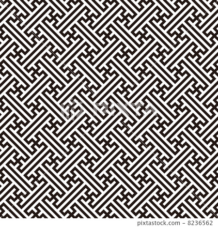 Saji Japanese Pattern Pattern Background Vector Geometric Pattern 8236562