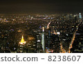 帝國大廈的夜景 8238607