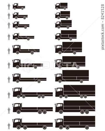 Wing track and flat body truck 8241528