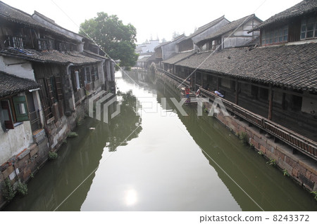 Ancient Township of Chinatown 8243372