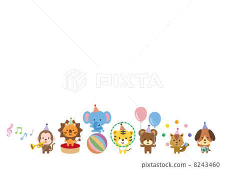 Circus of animals 8243460