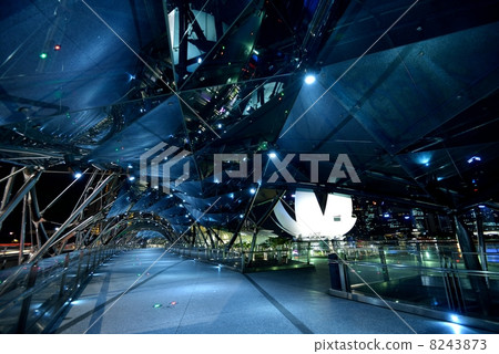 新加坡夜視圖 8243873