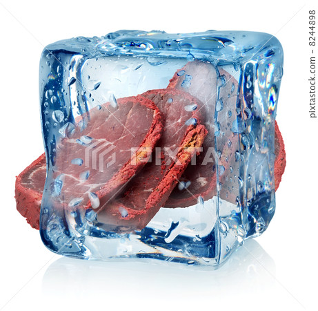 Basturma in ice cube 8244898