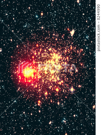 Star field in space. Star field in space. 8244990