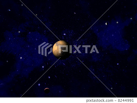 Far-out planets in a space. Far-out planets in a space. 8244991