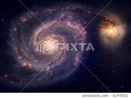 Far away spiral galaxy 8245002