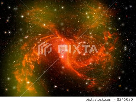 Far away spiral galaxy Far away spiral galaxy 8245020