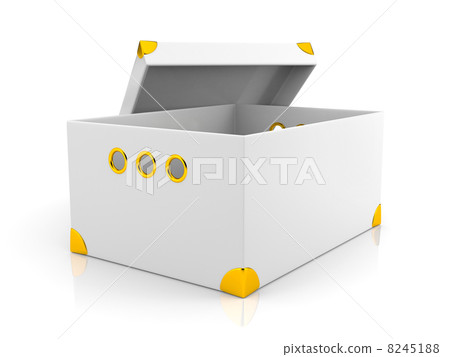 Opened white box 8245188
