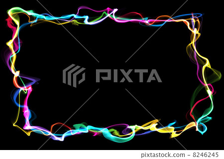 abstract ribbon frame 8246245
