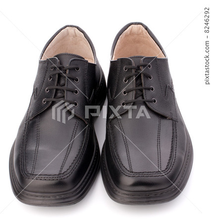 Black glossy mans shoes with shoelaces Black glossy mans shoes with shoelaces 8246292