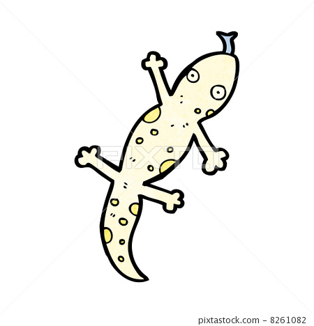 插图素材: cartoon lizard