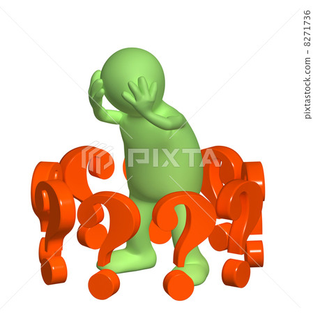 Upset 3d puppet Upset 3d puppet 8271736