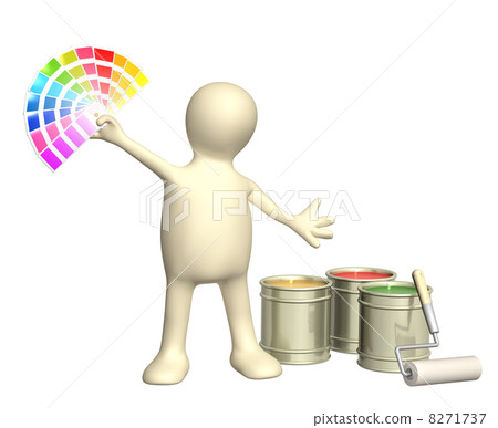 3d puppet with platen 8271737