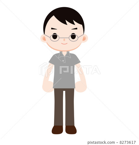 A stout man - Stock Illustration [8273617] - PIXTA