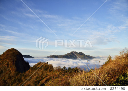 雲海和Chikangan的石垣 雲海和Chikangan的石垣 8274490