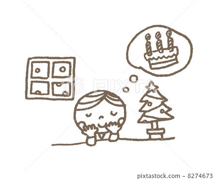 A boy imagining Christmas A boy imagining Christmas 8274673