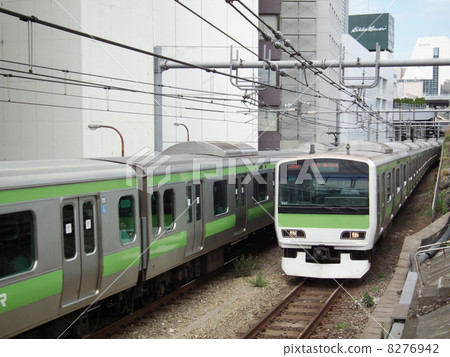 山手線E231內轉代代木站 8276942