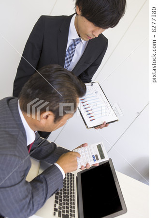 Working businessman Working businessman 8277180