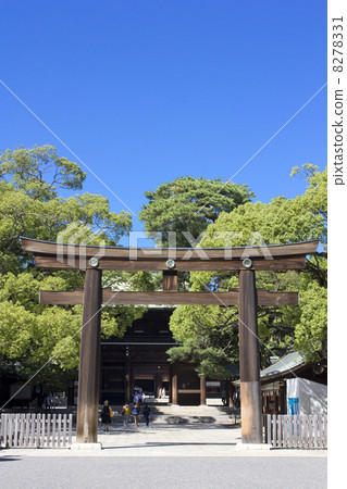 明治神宮的鳥居 明治神宮的鳥居 8278331